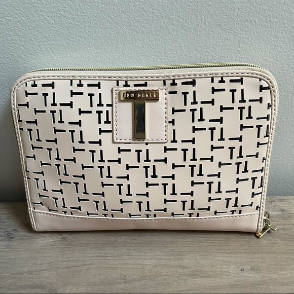 Ted Baker London Accessories - Ted Baker Blush Mini IPad case with Gold Logo